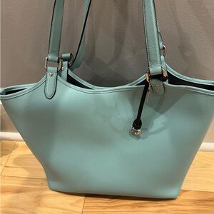 Coach Mint Green Tote Bag